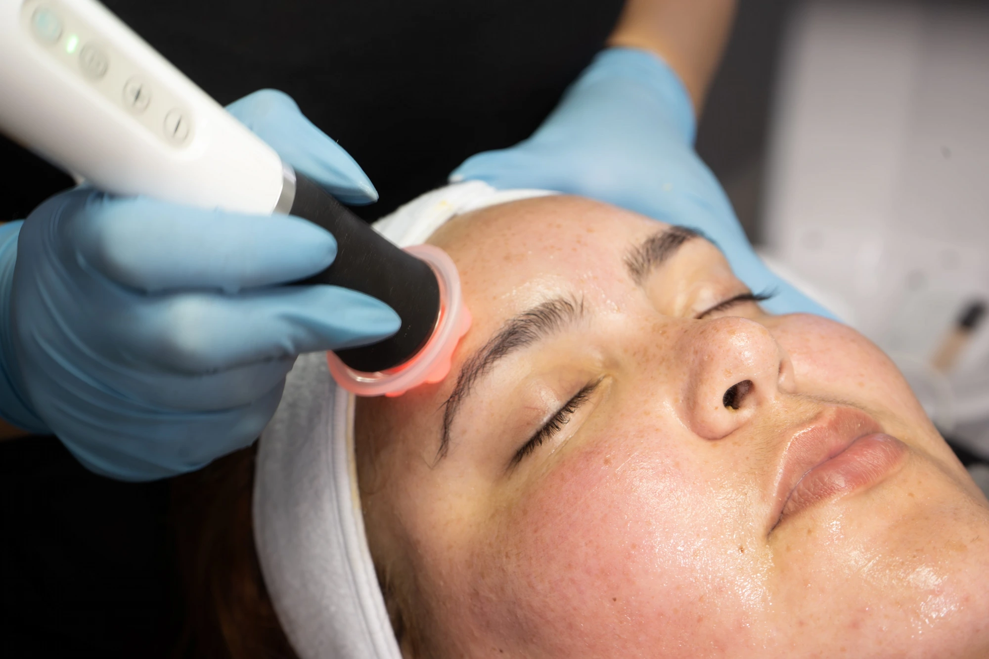 Advanced facial treatment at Nature's Wax & Med Spa